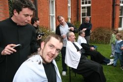 A close shave for these ordinands!